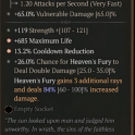 2GA Sunbrand (84/100) GA Cooldown Reduction / GA Maximum Life
