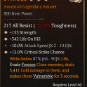 Legendary Amulet 2GA • Strength • Critical Strike Chance/ 10% Attack Speed - one random stat