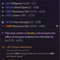 Leoric's Crown Custom Affix Gem Strength Service