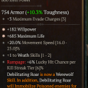 Legendary Boots 2GA - GA Willpower/GA Maximum Life/20% movement speed 1 wrath