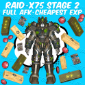 ⛽️ RAID・x75 Stage 2・Gleaming Depths・Tunnel Drill・Full AFK・Cheapest EXP・Vulcan