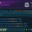 ✦Sledge [gun dmg + gun crit dmg + gun splash dmg + gun fire rate] (Ripper enhancement)