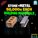 50,000x EACH Metal+Stone - [PC PS4/PS5 Xbox One/Series X S] Fast Delivery!