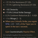 2GA Ring of the Midnight Sun (35/50) ✷182 Dexterity ✷75% Critical Strike Damage