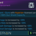 ✦Vanguard [gun dmg + gun crit dmg + gun splash dmg + gun fire rate] (Hyperion enhancement)