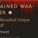 800 IP 1GA Sunstained War-Crozier - random other stats - Season 12