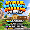 ⚡SKYBLOCK PROFILE ⚡ 22 BILLION UNSOULBOUND ⚡38.9 BILLION TOTAL ⚡1.5B PURE COINS