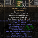 Andariel Visage 3 Sockets Corruption Andy's Helm - PD2 Season 13 Softcore Ladder