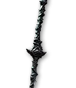 Taryn's Shiver Gelid Staff - Fast Delivery [Forbidden Rites]