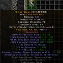 CRAFTED ARMOR (150% BASE ED, 19% PDR, 24%FHR, 2os) Pd2 sc