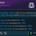 ✦X-Terminal [gun dmg + gun crit dmg + gun splash dmg + gun fire rate] (Atlas enhancement)