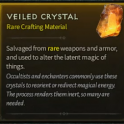 Season 4 Rare Items (Silver Ore,Iron Chunk, Veiled Crystal, Superior Leather - Items for Salvage