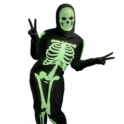 Glowing Skeleton Costume + Glowing Skeleton Hood