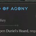 [S9] Summoning Materials for Duriel: 1x Shard of Agony