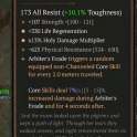 2GA Argent Veil (7/15) GA Holy Damage Multiplier/107 str 625 phys res GA Life Regeneration