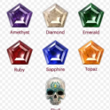 S8 x350 Gems ,Grand Diamond*50+Grand emerald*50+Grand Skull*50+Grand Amethyst*50+Grand Sapphire*50+G