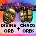 1 Divine + 10 Chaos 
Orbs ⚡ Keepers of th
e Flame Softcore ⚡ P
C ⚡
