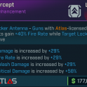 ✦Z-Intercept [gun dmg + gun crit dmg + gun splash dmg + gun fire rate] (Atlas enhancement)