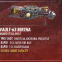 FO76 PS - V63 BERTHA TESLA RIFLE - RARE - CHEAPEST ON ODEALO