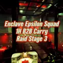 Enclave epsilon squad 1h b2b carry raid stage 3 (1 item = 1 hour)