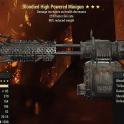 Bloodied Minigun (25% faster fire rate/90% reduced weight)