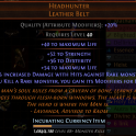 Headhunter belt 20%!!!