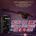 Quad Explosive LMG ( QE50 - QE 50 ) + Ammo + Caps