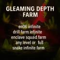 [PC] Gleaming depth stage 3/enclave squad 1 hour b2b/ 1item=1 run