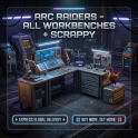 ARC Raiders - all Scrappy (1-5)+ all Station Material Bundles(1-3)