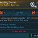 ⭐L50 DANCER (EXO-SOLDIER CM) +SOLTADO, +2 THE THRILL, +4 TEMERARIO - +45% SHOTGUN DMG - +25% ASCR⭐