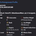 MVP+ / 9.94B NW / 2.17B PURSE / 33 FARMING / 27 MINING/ GOOD ACC/ CAN DO DISCOUNT / SOLO COOP / MAIL