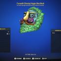 Fasnacht Glowing Veggie Man Mask