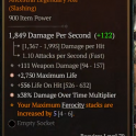 2GA Axe GA Damage Over Time Multiplier/GA Maximum Life/111 weapon dmg 556 life on hit
