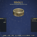 Wedding Ring (+5% Action Point Regen, Food, drink and chem weights reduced by 20%)