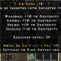 Ko Rune #18 - PD2 Season 14 Softcore Ladder