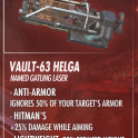 FO76 PS - V63 GATLING LASER - RARE - CHEAPEST ON ODEALO