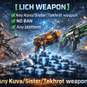 ✅[LICH WEAPON]✅Any Kuva/Sister/Tekhrot weapon✅NO BAN✅Any platform