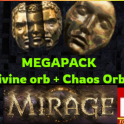 ✅  MEGAPACK: 1 Divin
e orb  +  10 Chaos o
rbs ⭐ POE 1 ⭐ Mirage
 Softcore ⭐ Instant 
Delivery