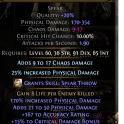 522 DPS SEAGLASS SPEAR 10% BASE 10% CRITICAL HIT CHANCE 167 ACCURACY RATING 19% ATTACK SPEED 15% CRI