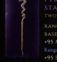 (Circle of Fortune) Exalted Tier 7 Two-Handed Staff - one affix of your choice - 3 random stats