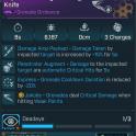 ⭐L50 RAPID VIVISECTING THROWING KNIFE - 6.187 DMG - 8s CD - 3 CHARGES - DAMAGE AMP - PENETRATOR⭐