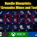 Bundle Blueprints:[22 Grenades Mines and Tools][Vita/Snap/Wolfpack/Surge Coil/Powered Descender]