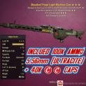 Bloodied Explosive Light Machine Gun ( BE15 - BE 15 ) + 100K Ammo + 40,000 Caps