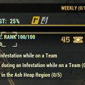 season 25 scoreboard ( Appalachia: Under Siege )