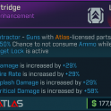 ✦Y-Cartridge [gun dmg + gun crit dmg + gun splash dmg + gun fire rate] (Atlas enhancement)
