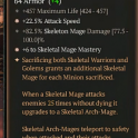 2GA The Hand of Naz (Max Aspect) ✷6 Skeletal Mage Mastery ✷22.5% Attack Speed