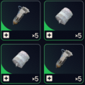 50x Herbal Bandage & 50x Shield Recharger