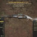 Two Shot Alien Disintegrator [+50% critical damage/25% less VATS AP cost]