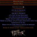 Mageblood Heavy Belt
 4 Flask Non Corrupt
ed Clean PS Standard