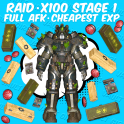 ✔️ RAID・x100 Stage 1・Gleaming Depths・EN06 Guardian・Full AFK・Cheapest EXP・Vulcan